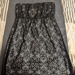Maurice’s strapless lace dress